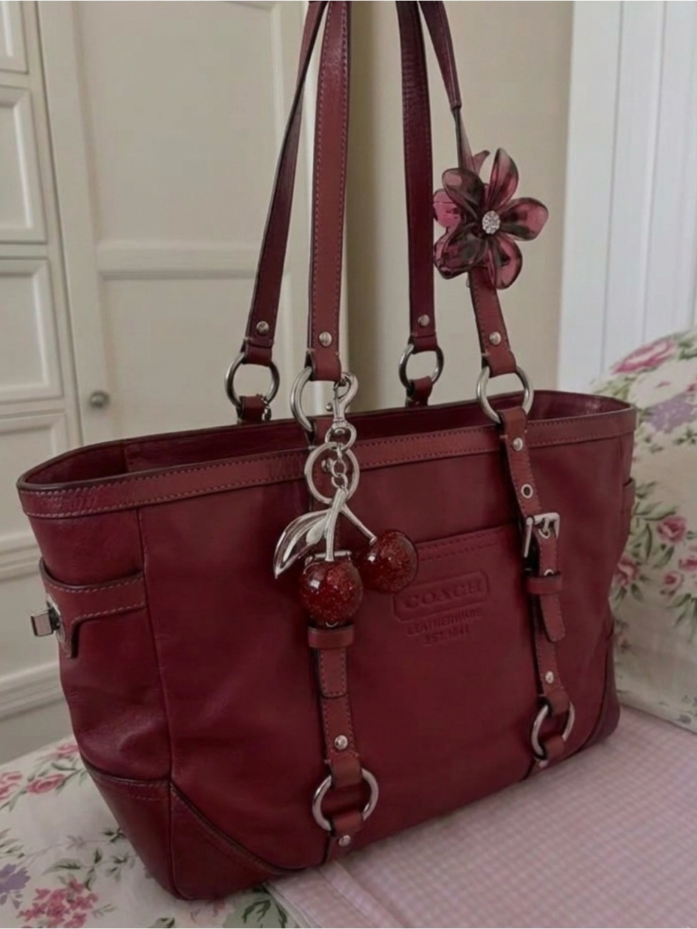 Vintage Coach Signature Gallery Tote Bag